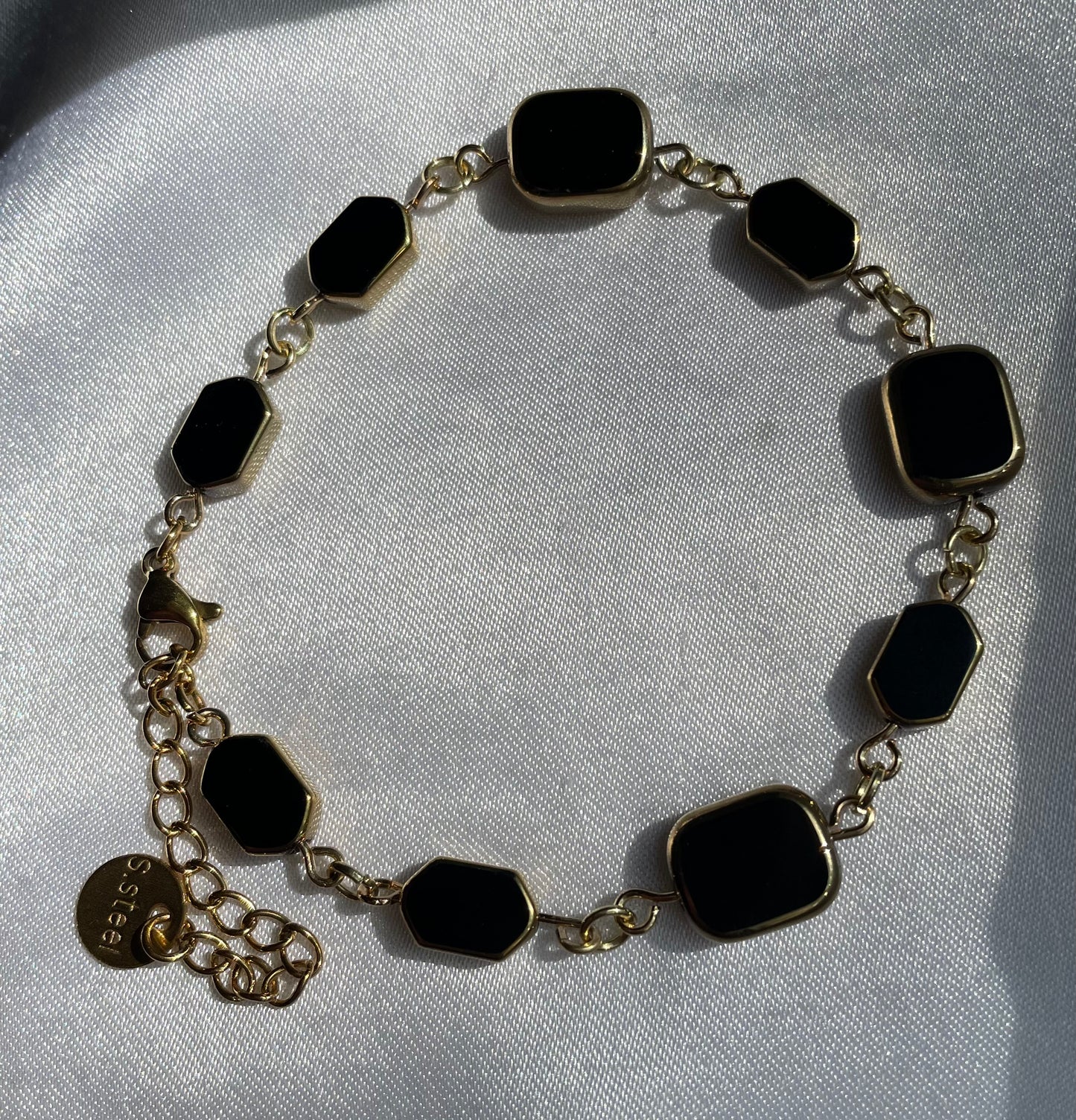 Goth Elegance Adjustable Bracelet
