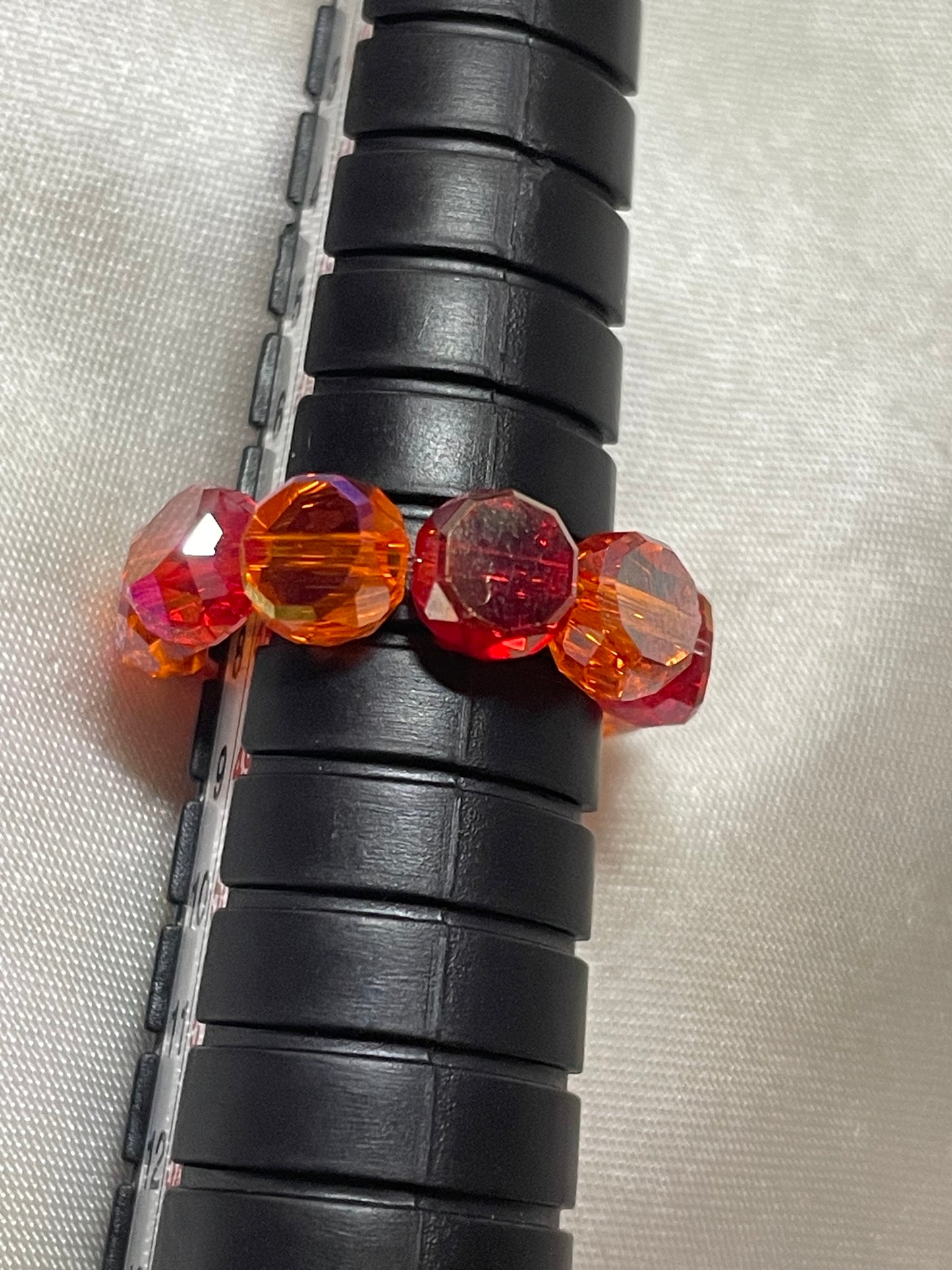 Czech Glass Beaded Ring