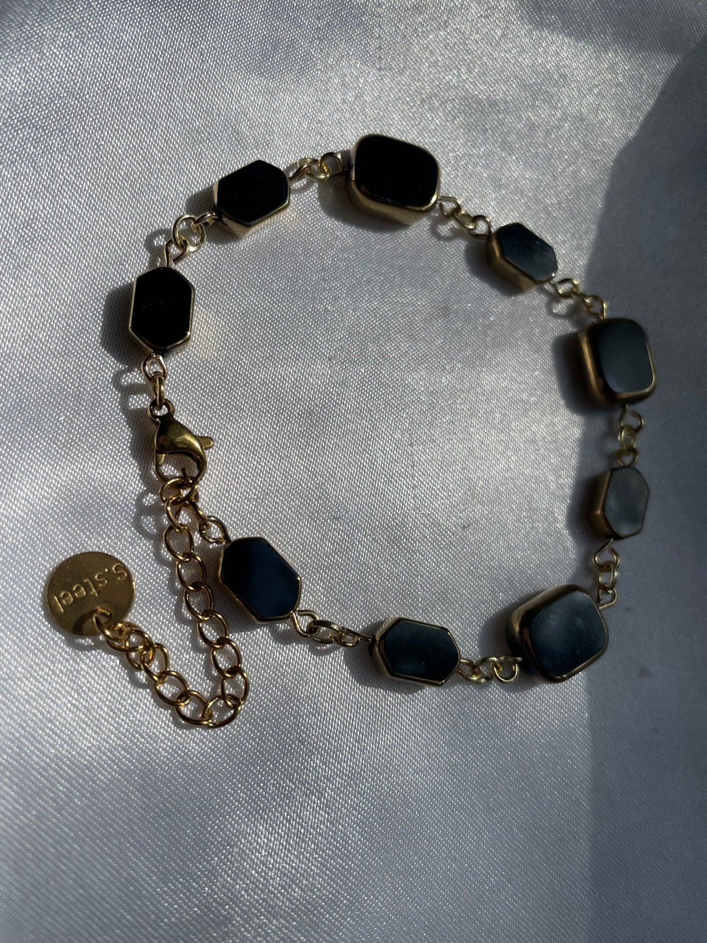 Goth Elegance Adjustable Bracelet