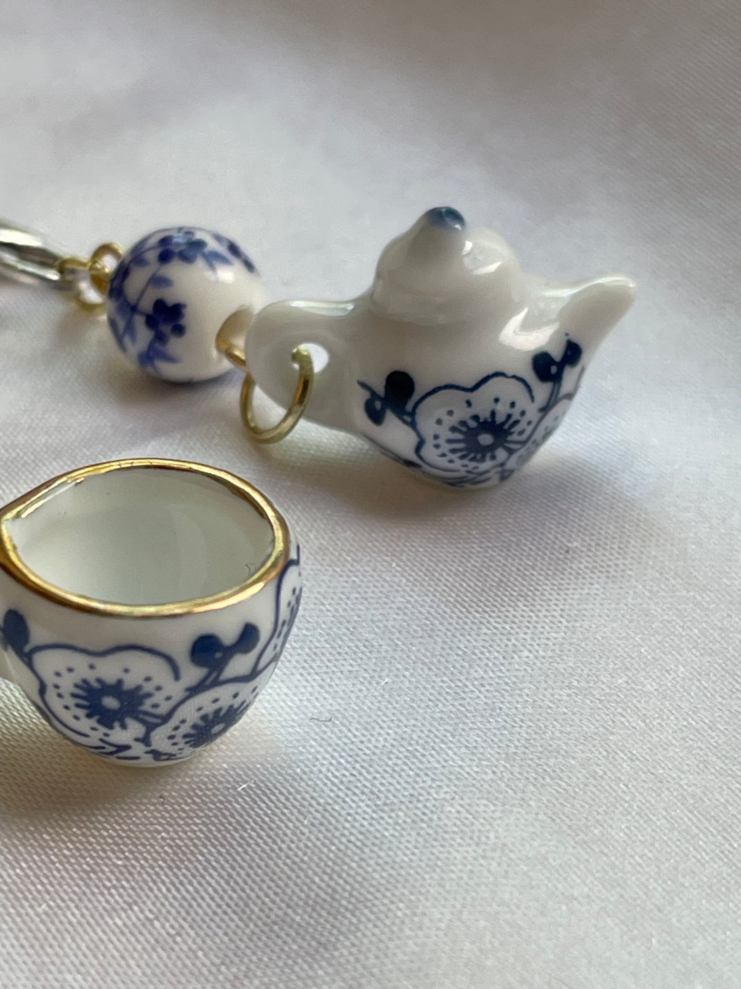 Tea Time Phone Charm Duo