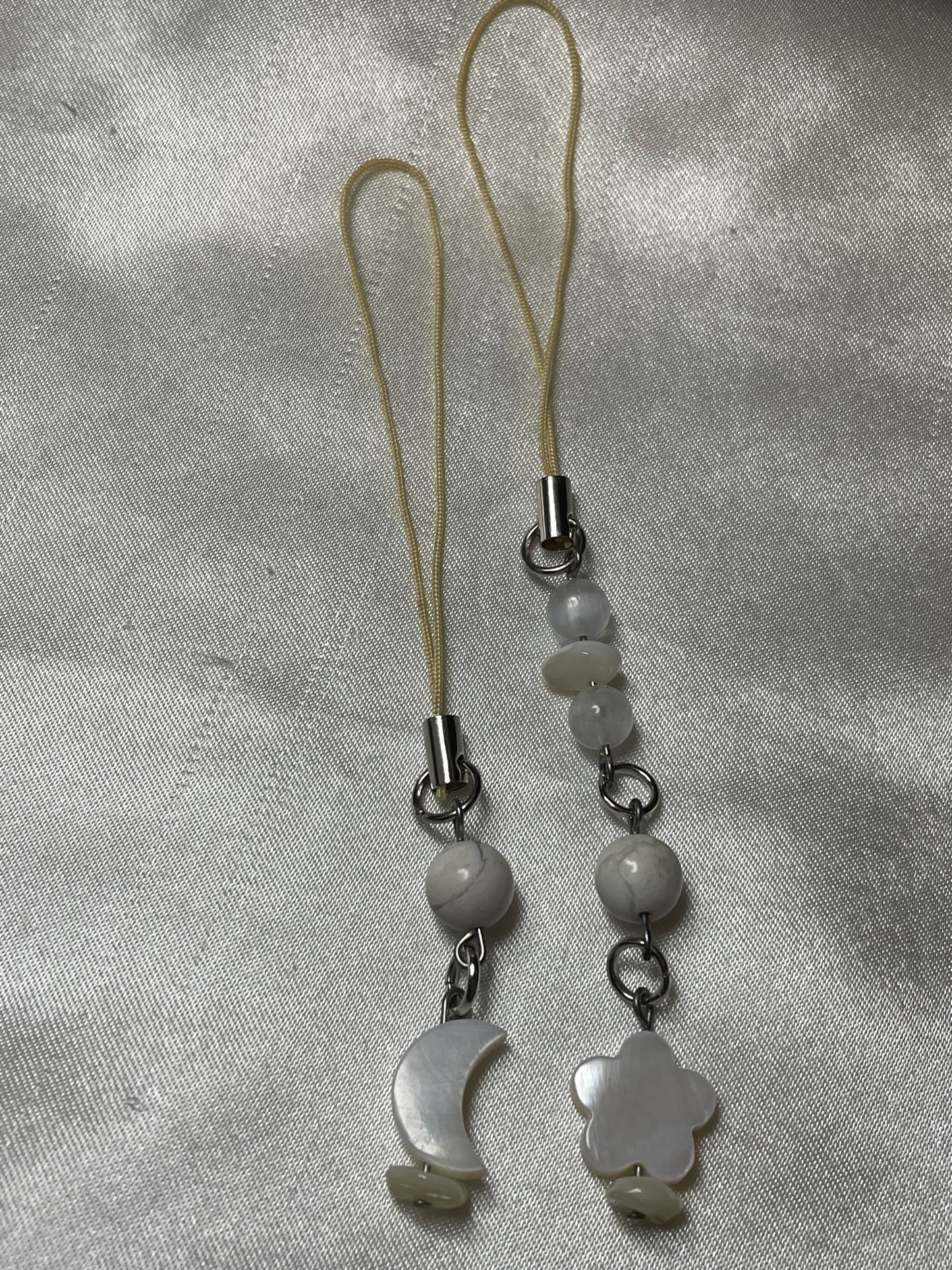 Night Blooming Pearl- Phone Charm duo