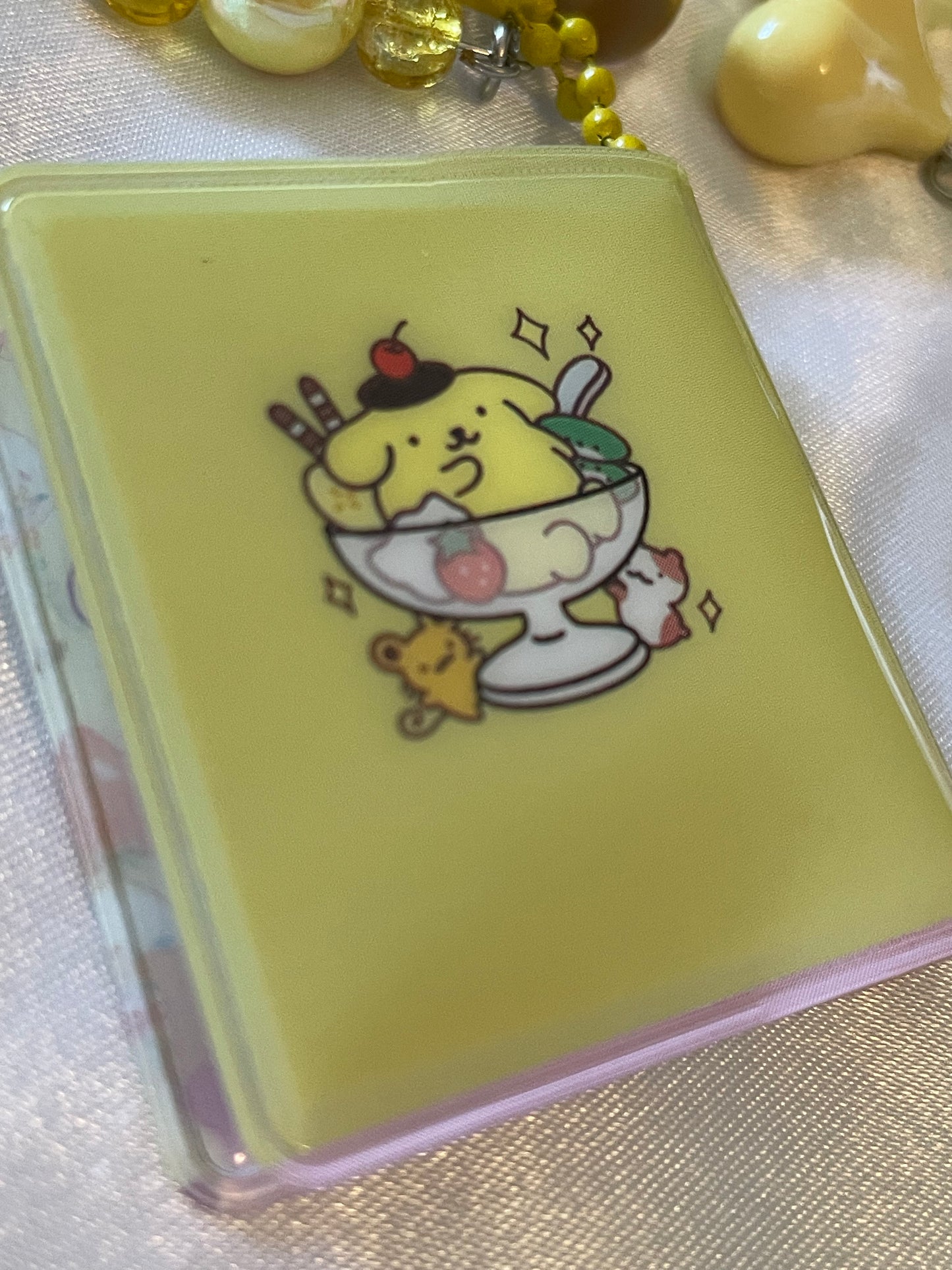 Pom Pom Purin Notebook Keychain