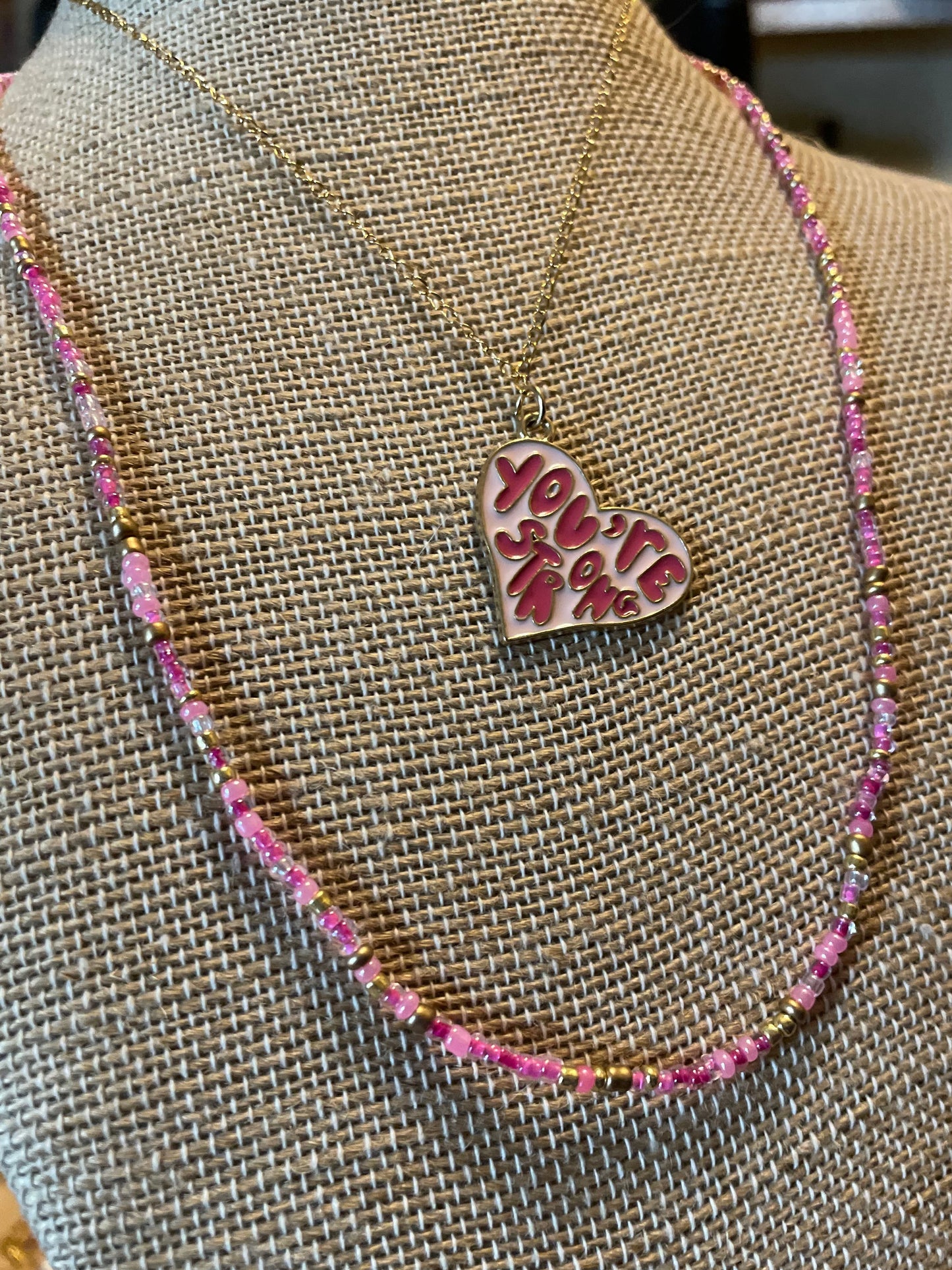 You’re Strong Necklace Set