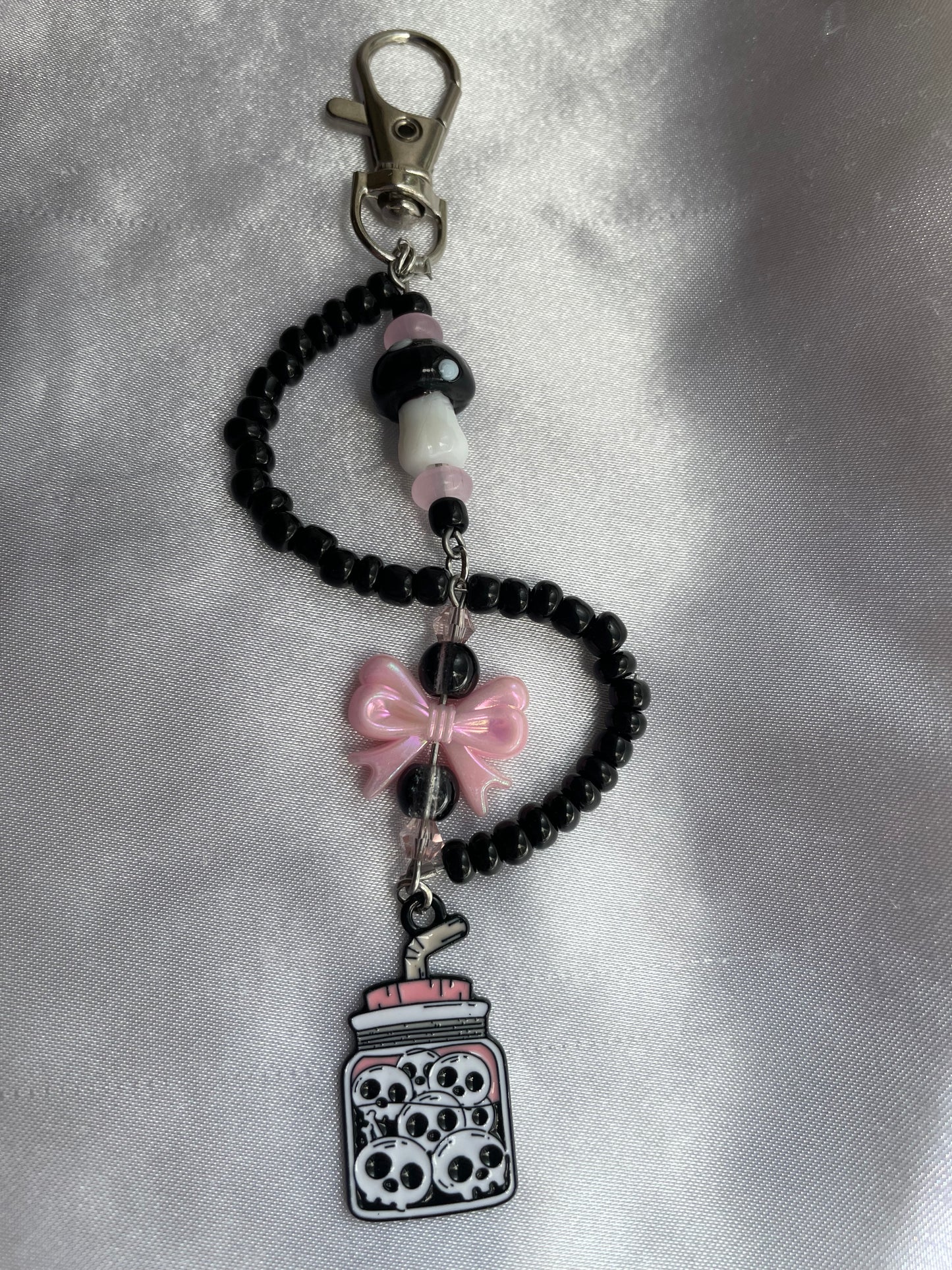 Drinking Skulls Keychain