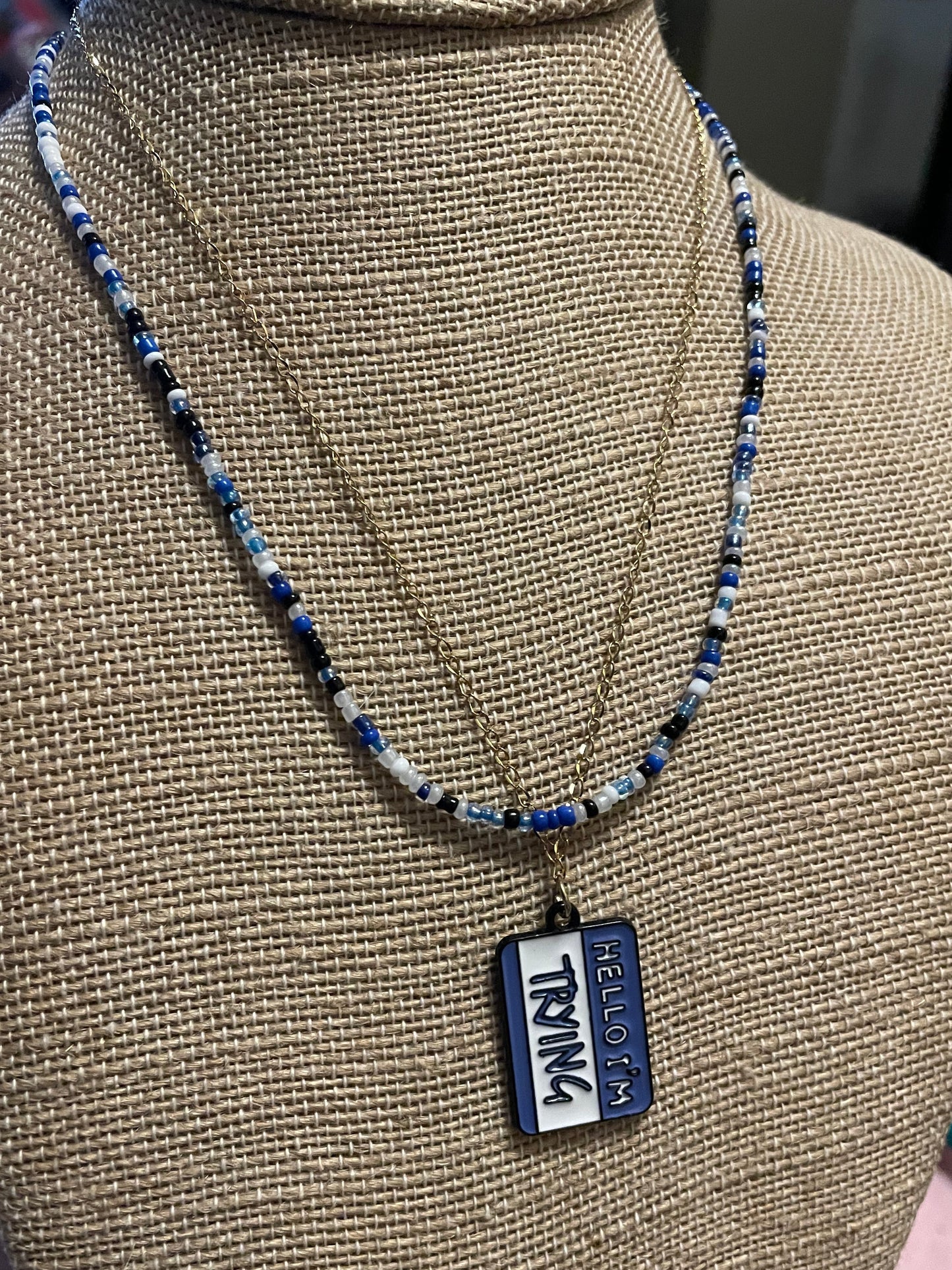 I’m Trying Necklace Set