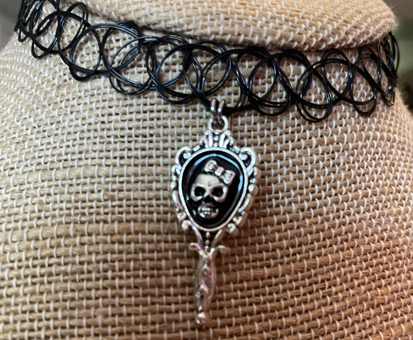 Skull Mirror Choker