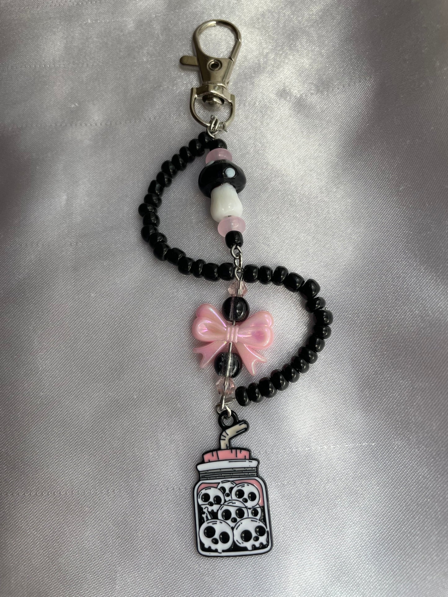 Drinking Skulls Keychain