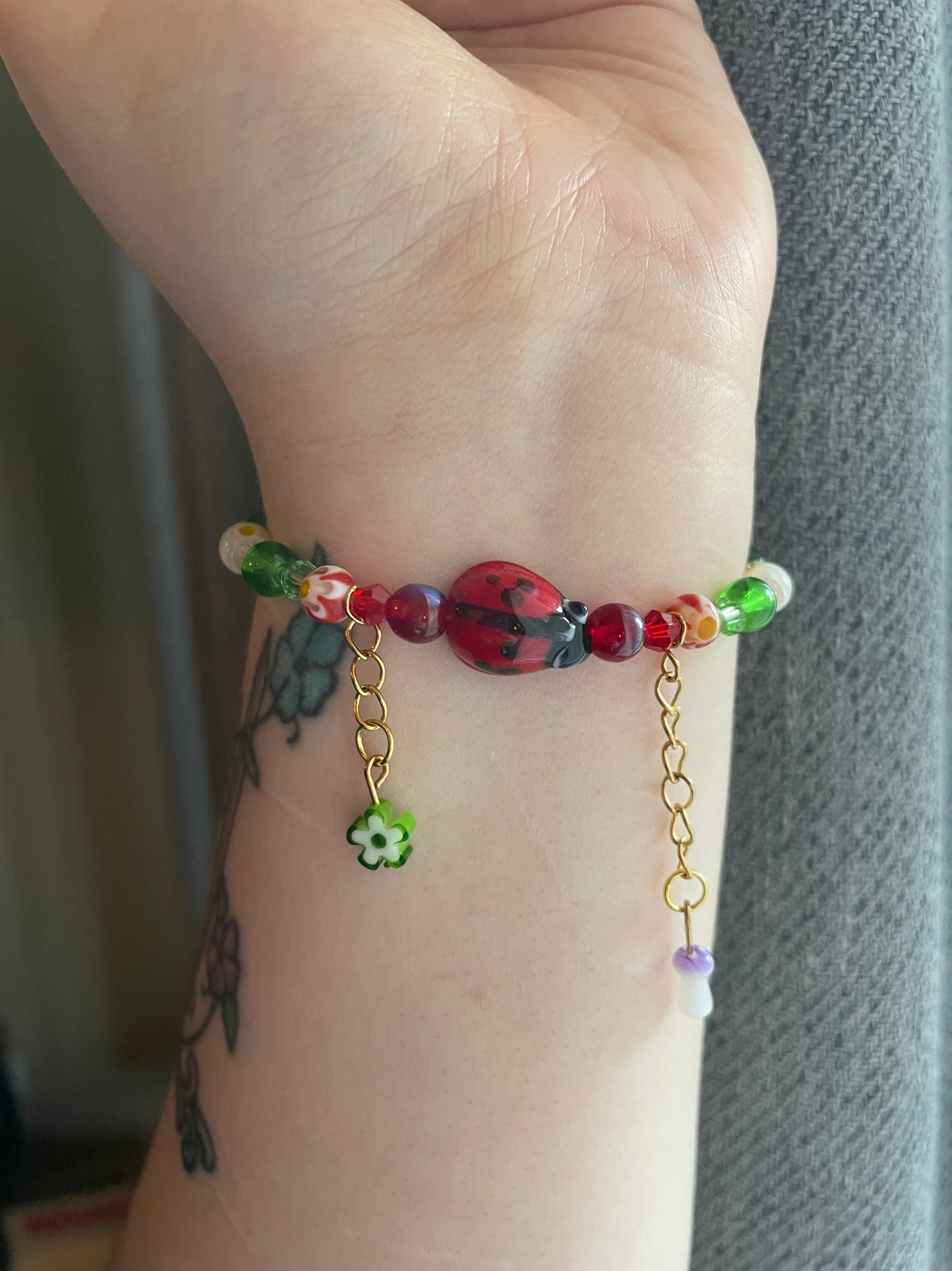 Wings of a Ladybug Bracelet