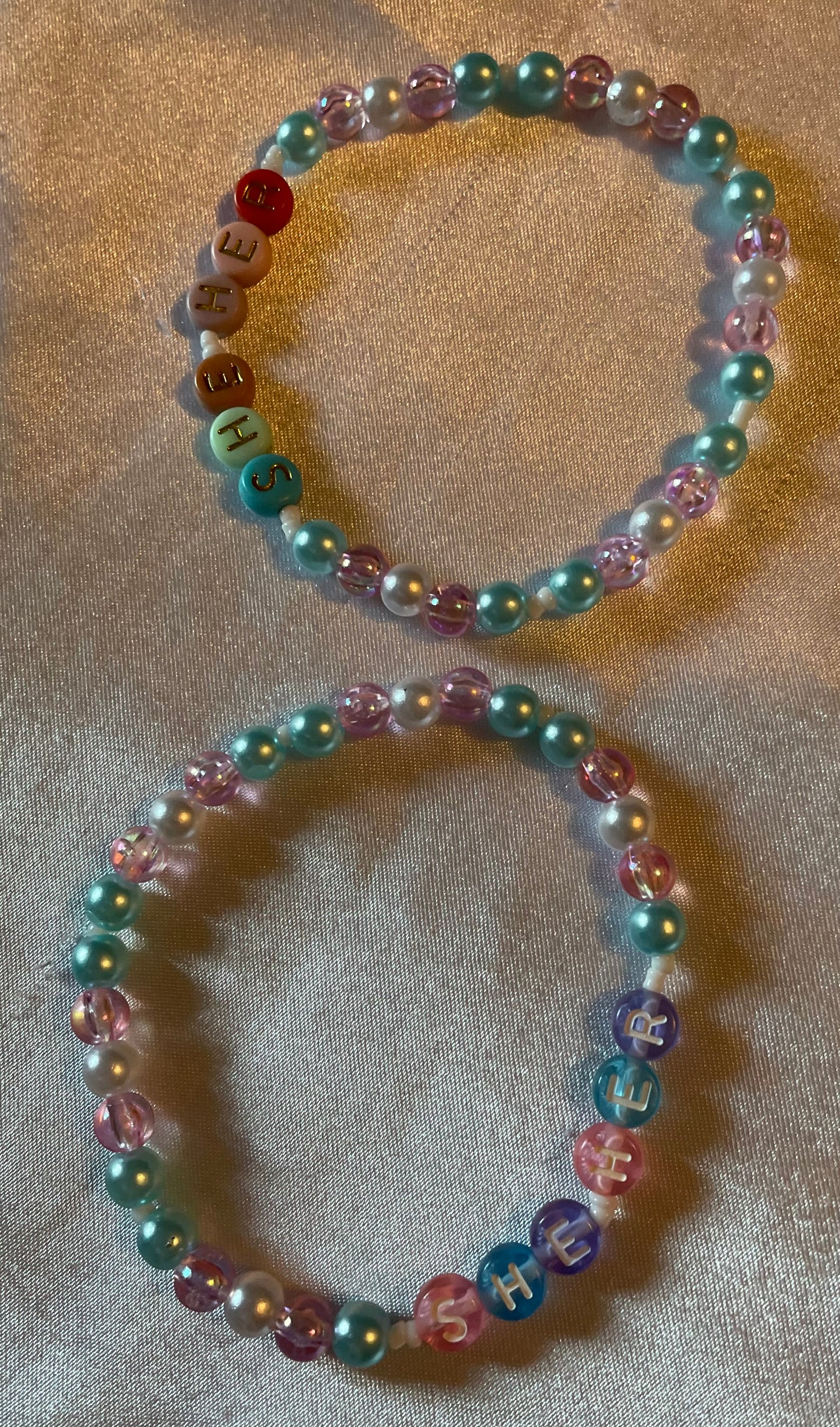 Pronoun Bracelets- Trans Pride