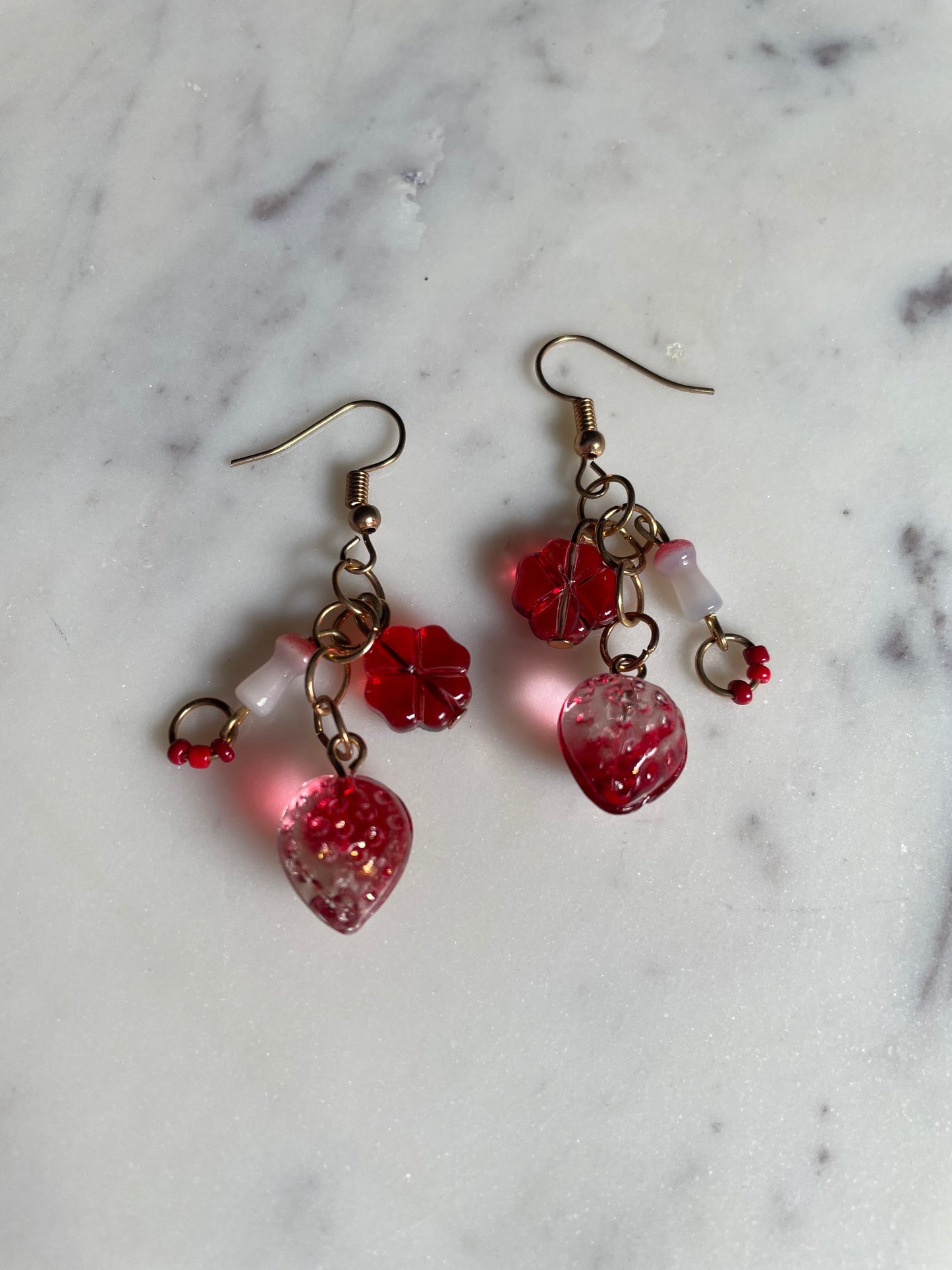 Strawberry Spring Earrings