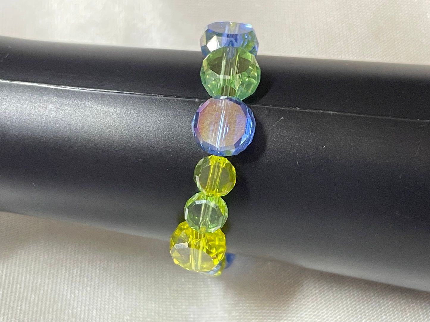 Czech glass beaded ring