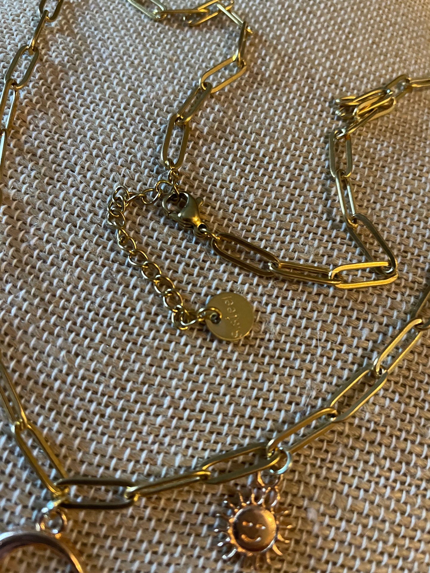 Golden Space Necklace