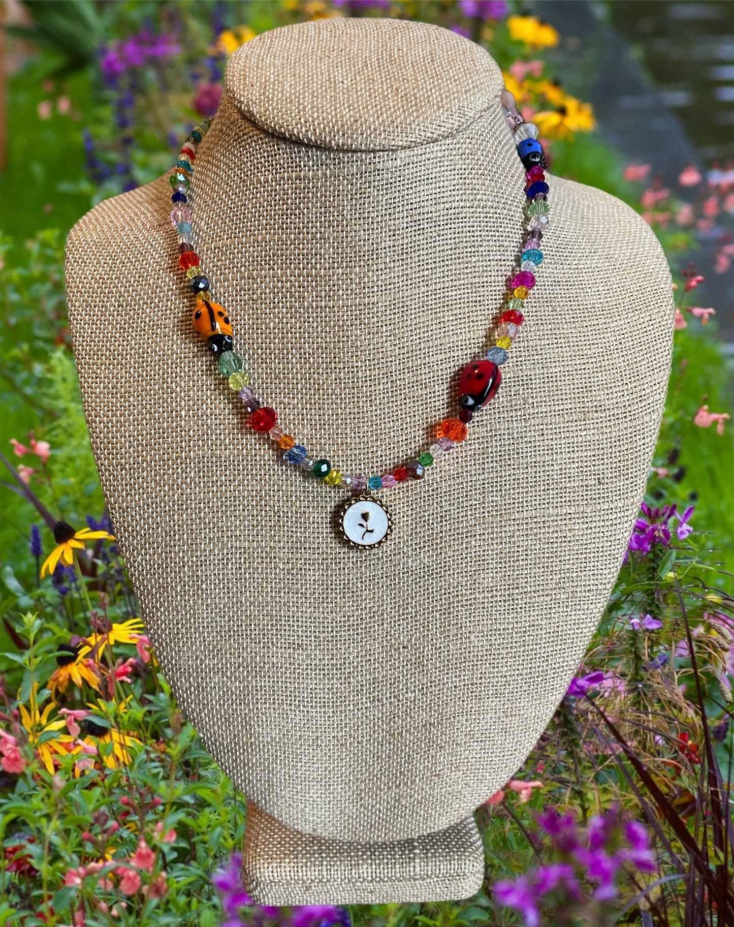 Ladybug Garden Necklace