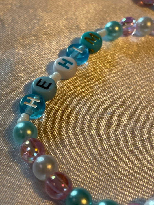 Pronoun Bracelets- Trans Pride