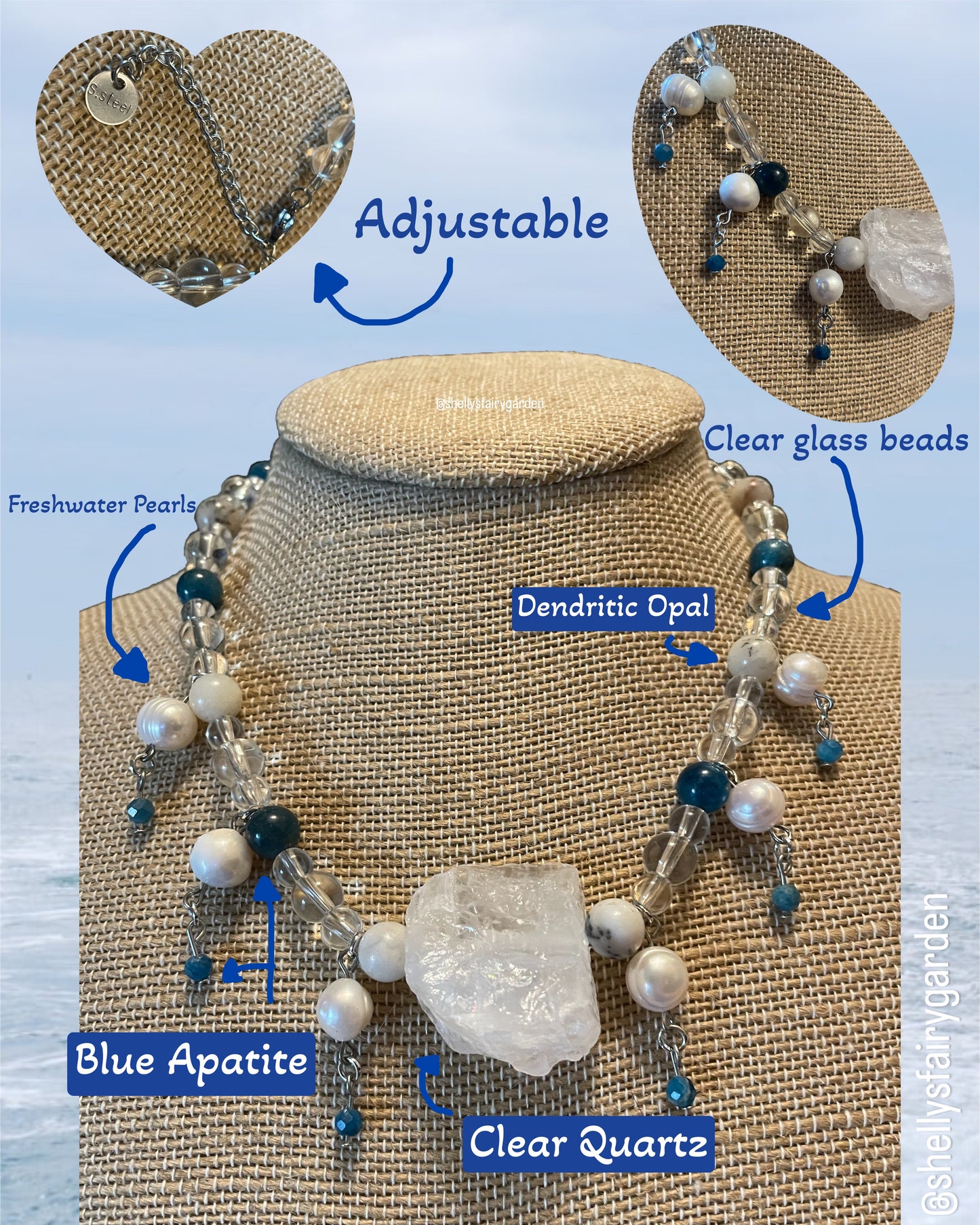 Amphitrite, Goddess of the Sea Necklace