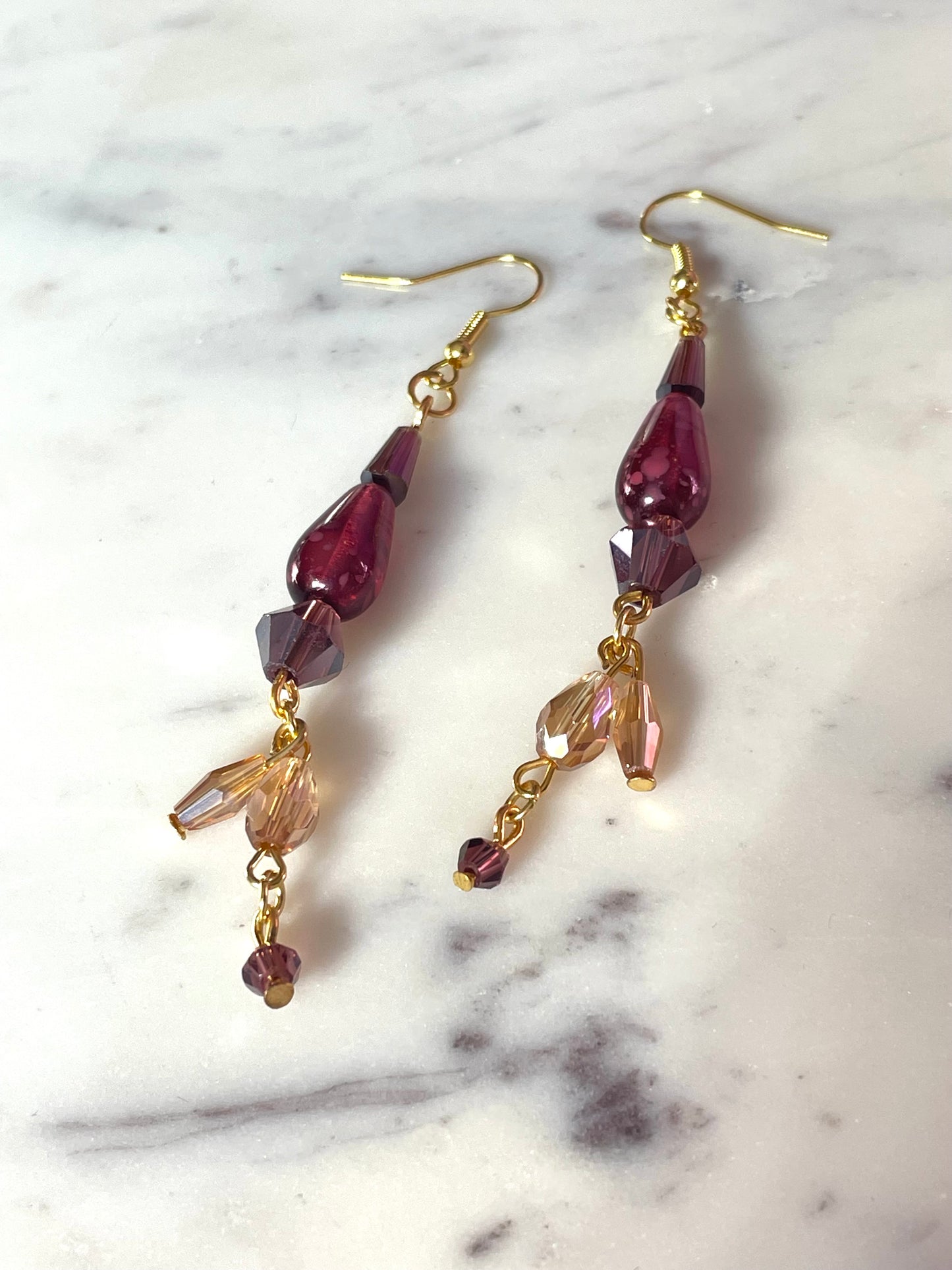 Lava Lamp Inspired Earrings