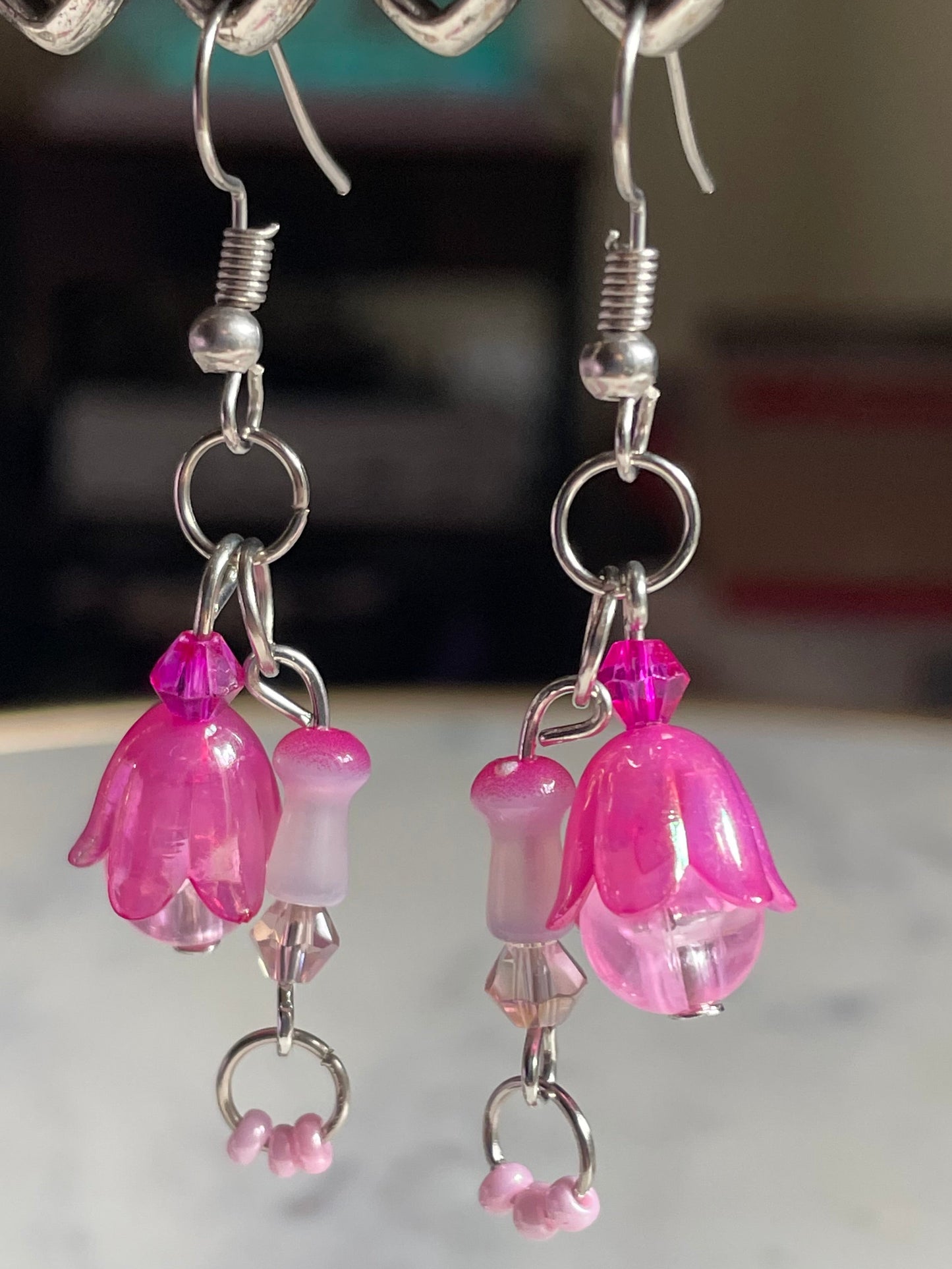 Pink n’ Dainty Flower Earrings