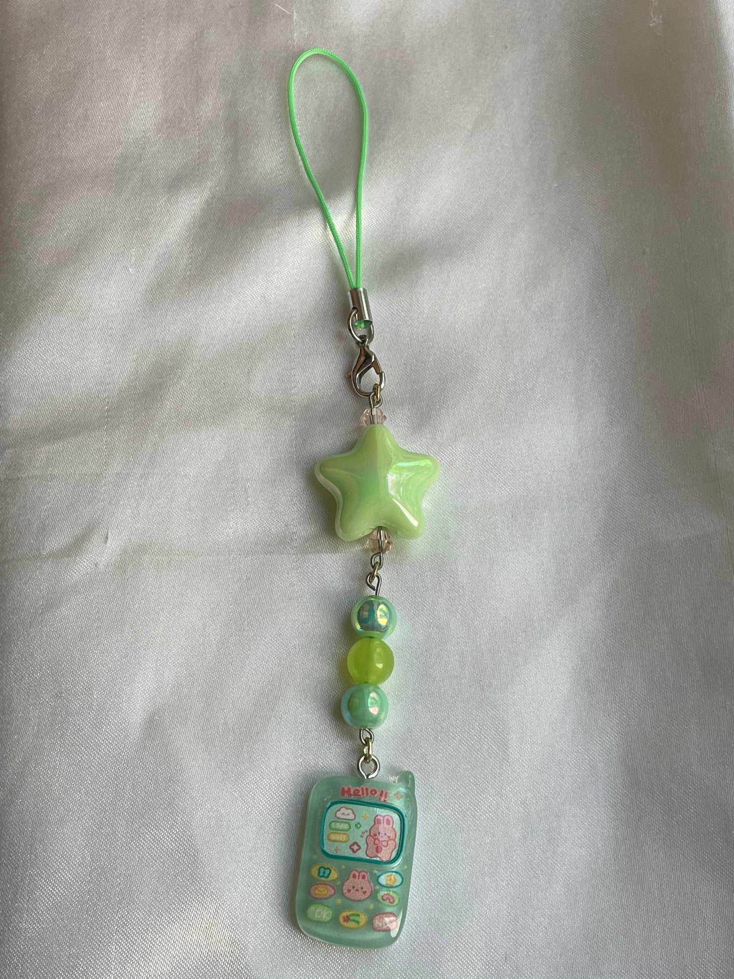 Y2K Core Phone Charm- Mint Green