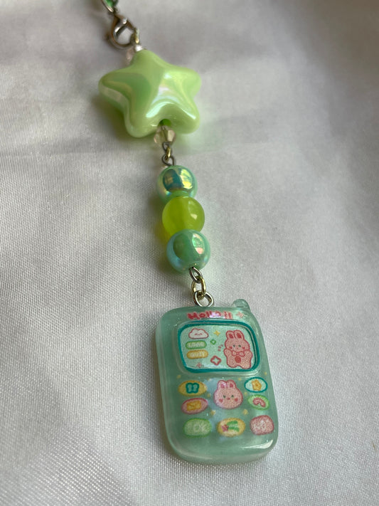 Y2K Core Phone Charm- Mint Green
