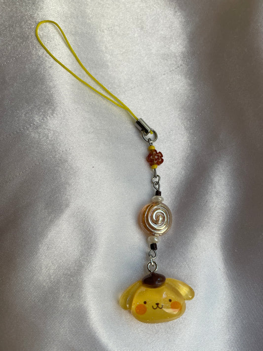 Pom Pom Purin Phone Charm