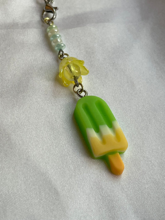 Summer Popsicle Phone Charm
