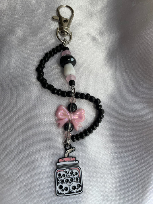 Drinking Skulls Keychain