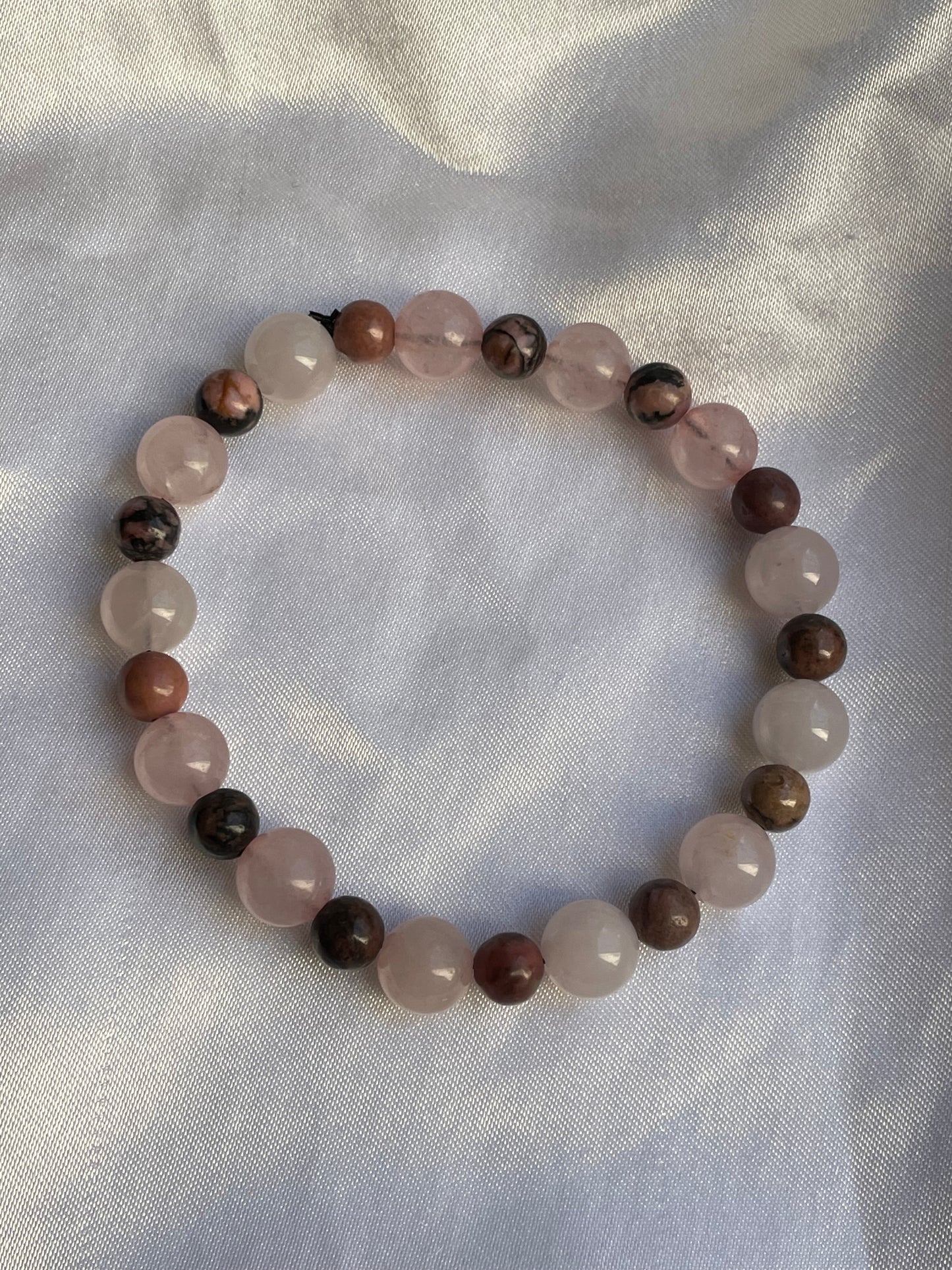 Rose Quartz & Rhodonite Bracelet