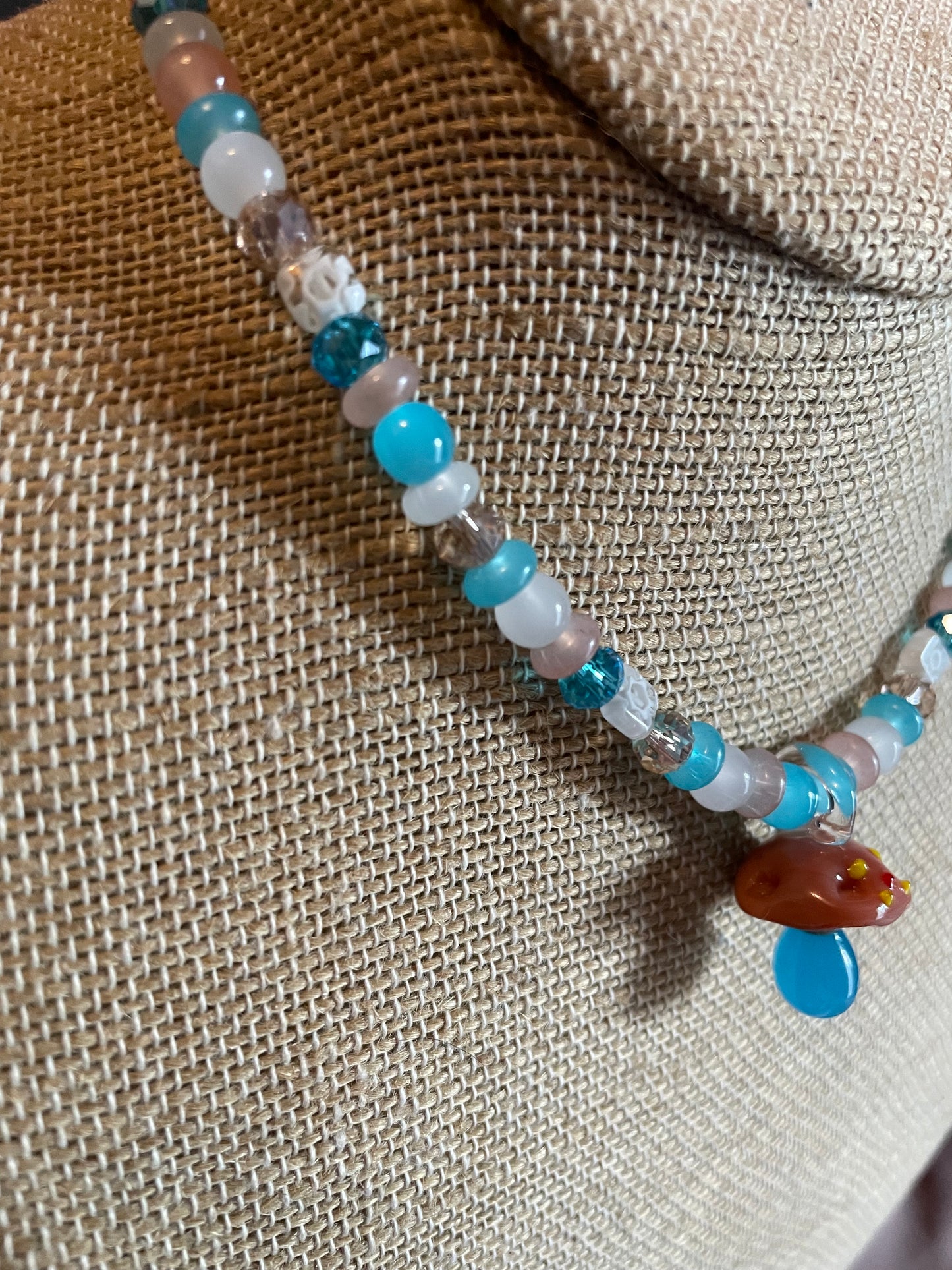 Cotton Candy Cap Necklace