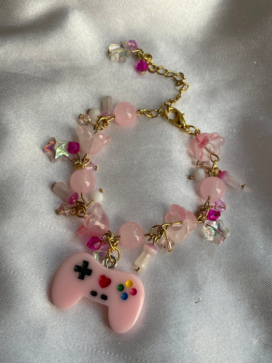Pixel Princess Charm bracelet
