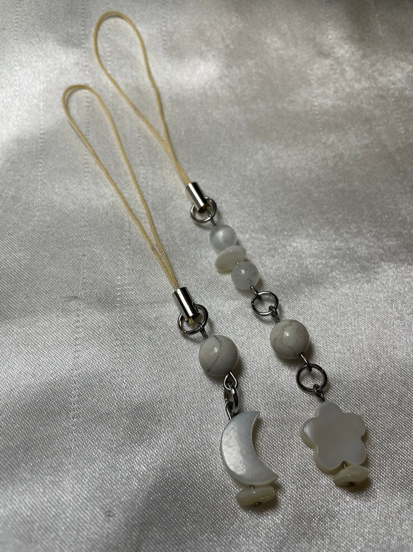 Night Blooming Pearl- Phone Charm duo