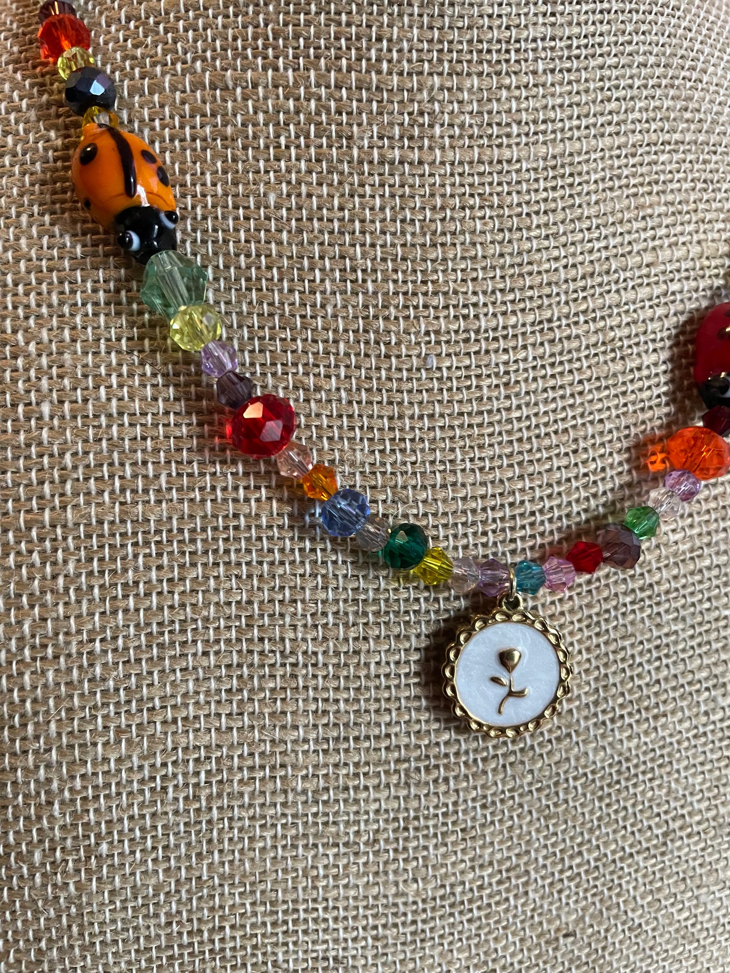 Ladybug Garden Necklace