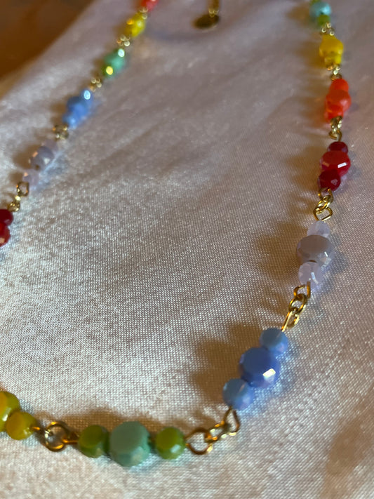 Delicate Rainbow Necklace