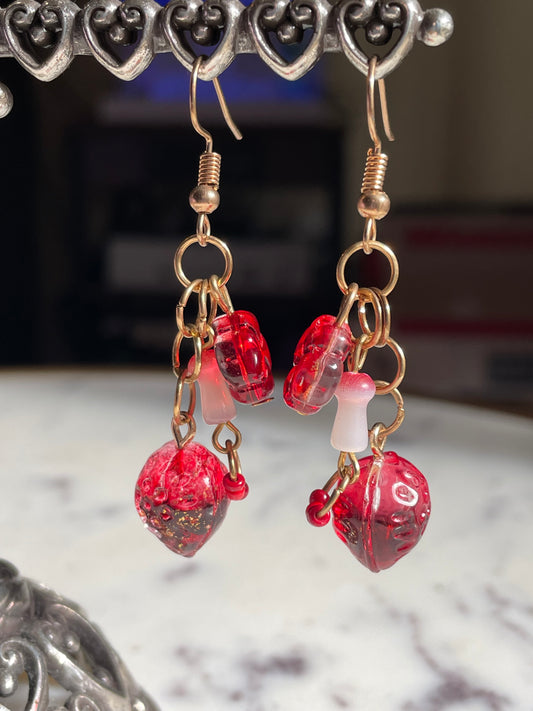 Strawberry Spring Earrings