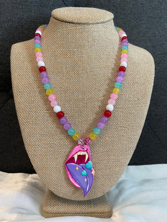 Sugarbite Glass Beaded Necklace