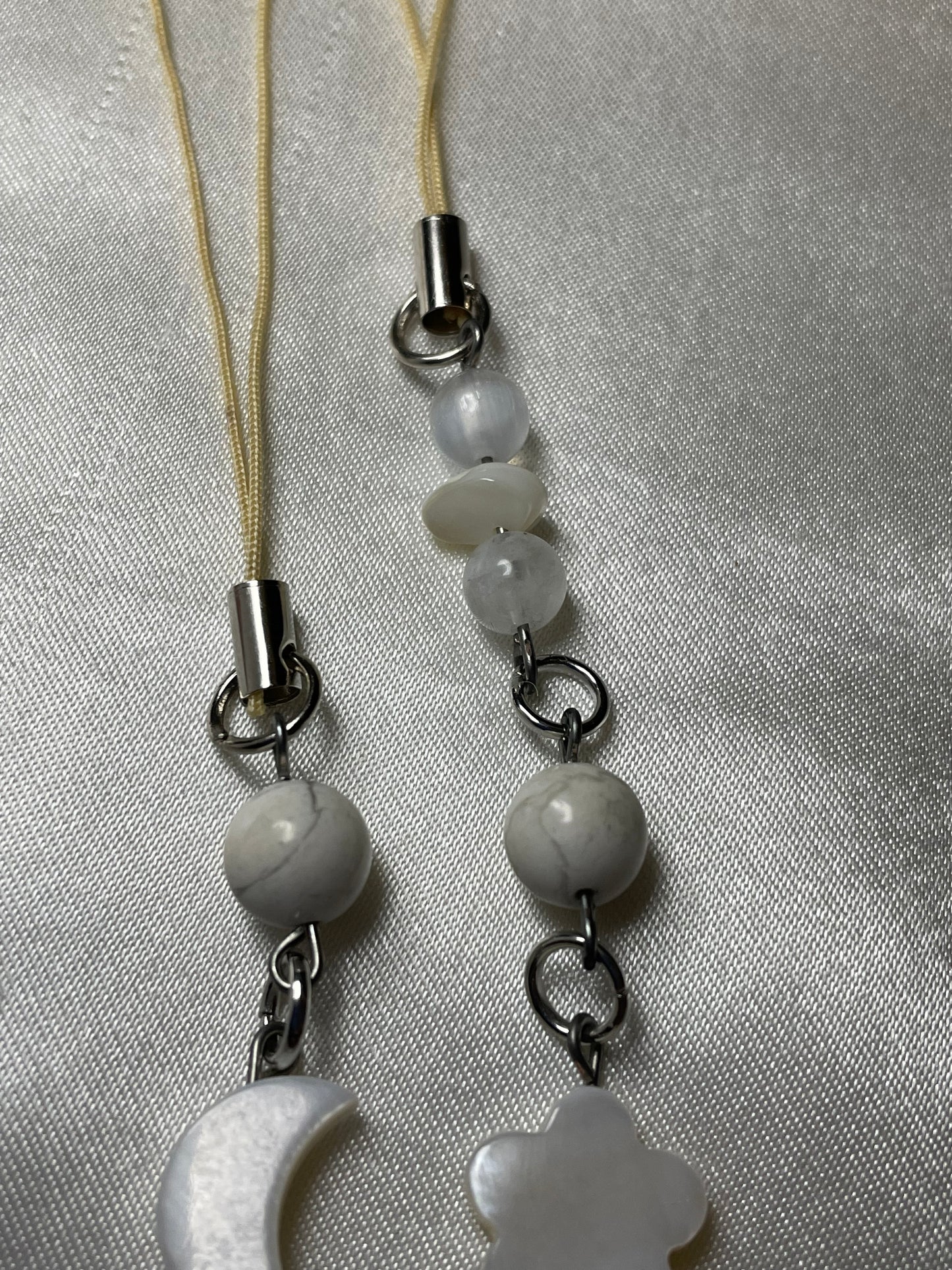 Night Blooming Pearl- Phone Charm duo